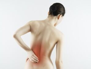 apatinės nugaros dalies skausmas dėl osteochondrozės